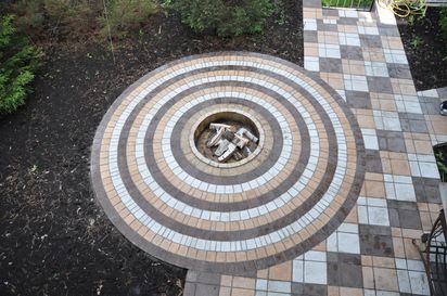 Тротуарная плитка Уникамень (круг)