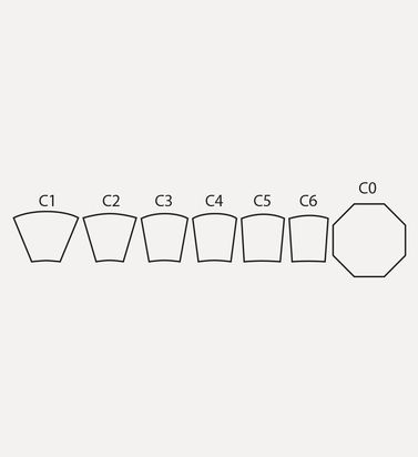 Тротуарная плитка Уникамень (круг)