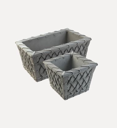 Вазон большой и малый F007