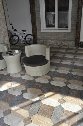 Тротуарная плитка Уникамень (дорожка)