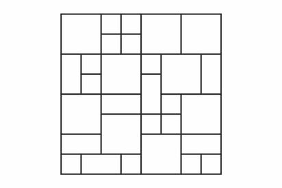 Тротуарная плитка Кастилья 3-х размерная