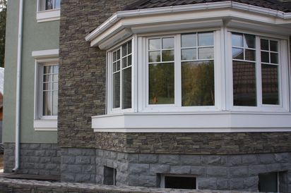 Частный дом. Камень «Гранат»